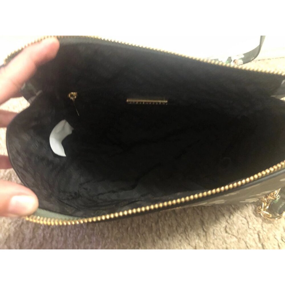 Steve Madden woman’s floral crosbody bag 10"×7" Olive green new without the tag - Picture 7 of 12